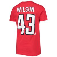 Youth Tom Wilson Red Washington Capitals Player Name & Number T-Shirt