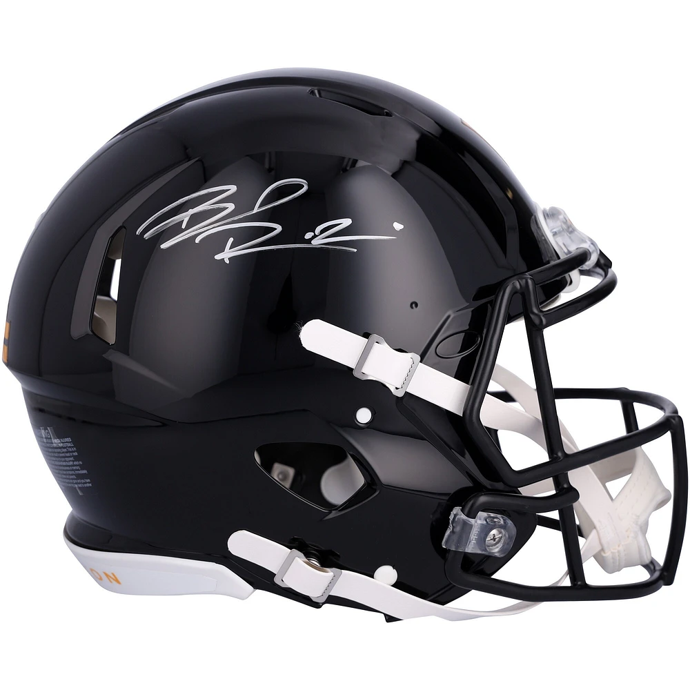 Casque authentique dédicacé de Brian Robinson Jr. Washington Commanders 2022 Alternate Speed