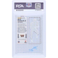Brian Robinson Jr. Washington Commanders Autographed 2022 Panini Contenders Mosaic Rookie Ticket #106 #1/1 PSA Authenticated 10/10 Rookie Card