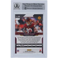 Carte de recrue 10 authentifiée 2020 Panini Prizm #383 signée Chase Young Washington Commanders par les fanatiques de Beckett avec l'inscription « 2020 #2 Pick »