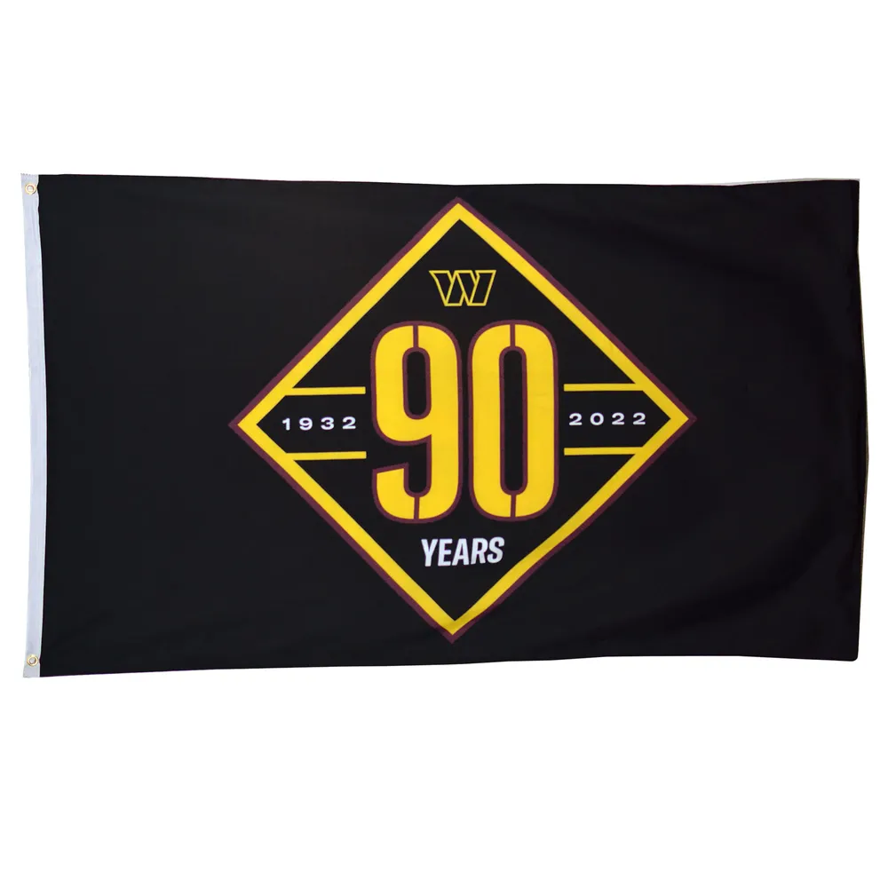 Washington Commanders DC PROPER 3' x 5' Legacy Flag - Black