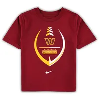 T-shirt préscolaire Nike Washington Commanders Icon bourgogne pour fille