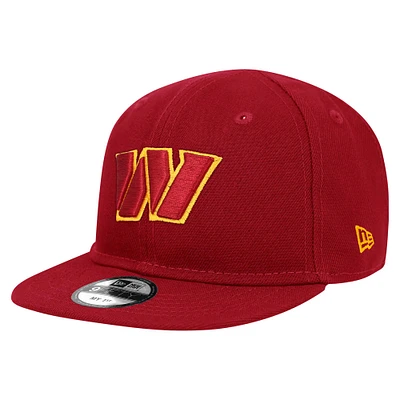 Casquette ajustable New Era bordeaux Washington Commanders My 1st 9FIFTY pour bébé