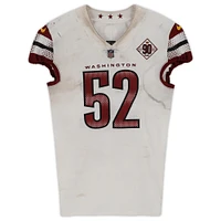Maillot blanc n°52 utilisé par Jamin Davis des Washington Commanders contre les Texans de Houston le 20 novembre 2022