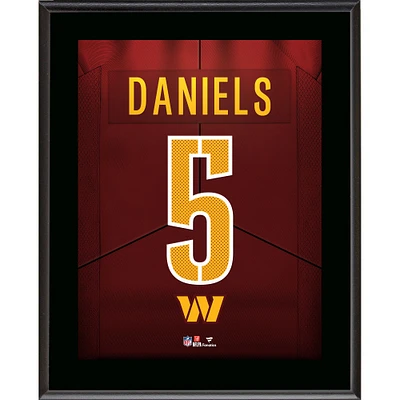 Jayden Daniels Washington Commanders 10.5" x 13" Jersey Number Sublimated Player Plaque