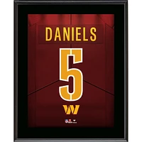 Jayden Daniels Washington Commanders 10.5" x 13" Jersey Number Sublimated Player Plaque