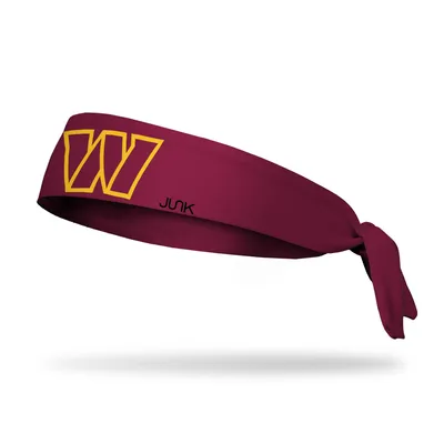 JUNK Brands Washington Commanders Logo Tie Headband