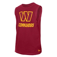 Men's New Era  Burgundy Washington Commanders Leisure Collection Tank Top
