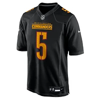 Men's Nike Jayden Daniels Carbon Black Washington Commanders Fashion Jersey