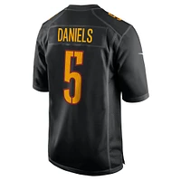 Men's Nike Jayden Daniels Carbon Black Washington Commanders Fashion Jersey