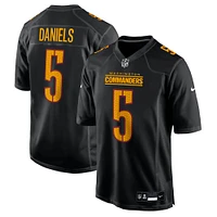 Men's Nike Jayden Daniels Carbon Black Washington Commanders Fashion Jersey