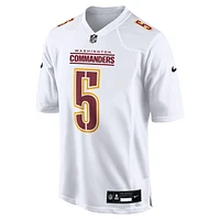 Men's Nike Jayden Daniels Tundra White Washington Commanders Fashion Jersey