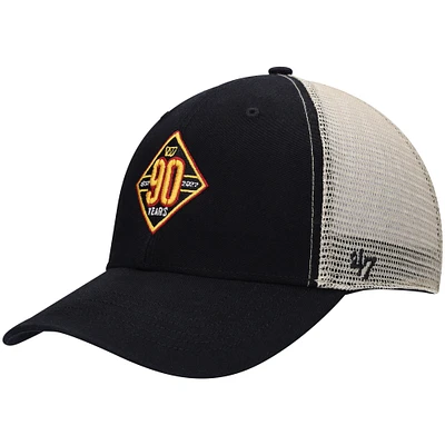 Men's '47  Black/Natural Washington Commanders 90th Season MVP Trucker Snapback Hat