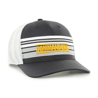 Men's '47 Black/White Washington Commanders Altitude MVP Trucker Snapback Hat