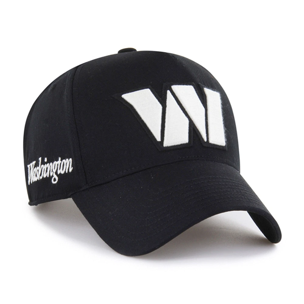 Casquette ajustable Washington Commanders Foundation Offside 47 noire pour homme