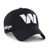 Casquette ajustable Washington Commanders Foundation Offside 47 noire pour homme