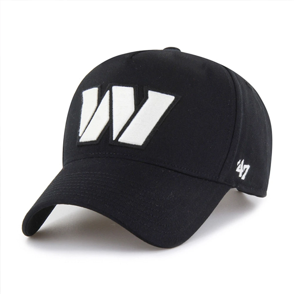Casquette ajustable Washington Commanders Foundation Offside 47 noire pour homme