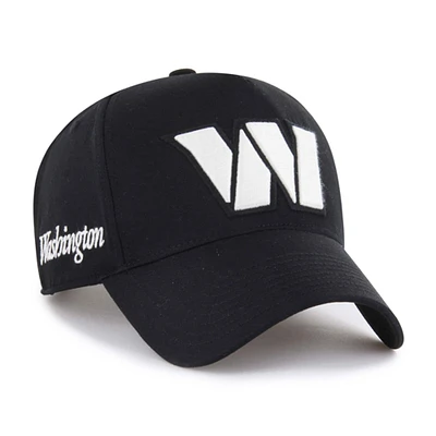 Casquette ajustable Washington Commanders Foundation Offside 47 noire pour homme