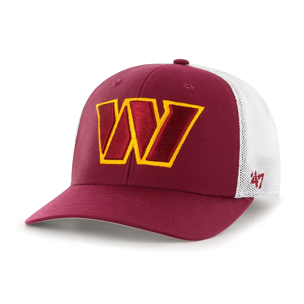 '47 Men's Washington Commanders Trucker Adjustable Hat - Black - Each