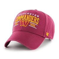 Casquette réglable '47 bordeaux Washington Commanders Centerline MVP pour hommes