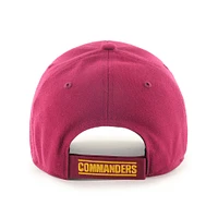 Men's '47 Burgundy Washington Commanders MVP Adjustable Hat