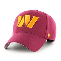 Casquette réglable MVP '47 bordeaux Washington Commanders pour hommes