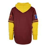 Men's '47 Burgundy Washington Commanders Shortstop Pullover Hoodie