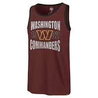 Men's '47 Burgundy Washington Commanders Upload Franklin Tank Top