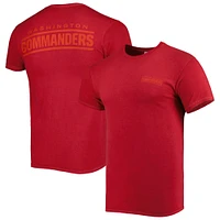 T-shirt '47 Red Washington Commanders Fast Track Tonal Highlight pour homme