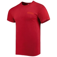 T-shirt '47 Red Washington Commanders Fast Track Tonal Highlight pour homme