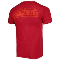 T-shirt '47 Red Washington Commanders Fast Track Tonal Highlight pour homme