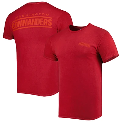 T-shirt '47 Red Washington Commanders Fast Track Tonal Highlight pour homme