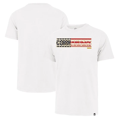 T-shirt blanc pour hommes '47 Washington Commanders Flag Script Franklin