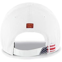 Casquette réglable '47 Washington Commanders Homeland Clean Up pour homme, blanc