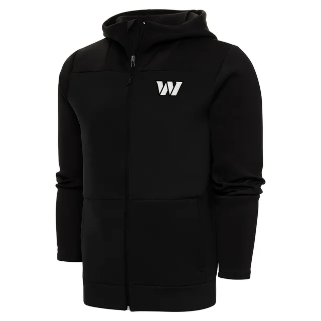 Lids Washington Commanders Antigua Metallic Logo Victory Pullover Hoodie