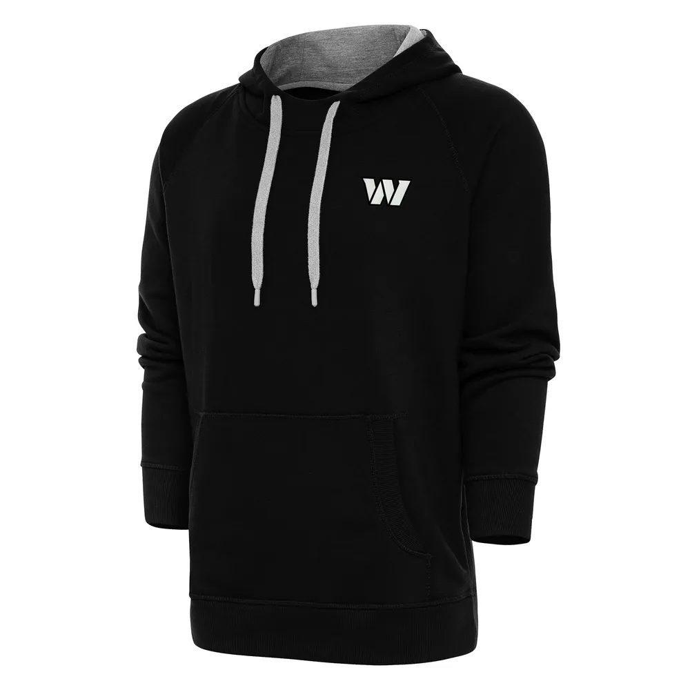 Lids Washington Commanders Antigua Metallic Logo Victory Pullover Hoodie