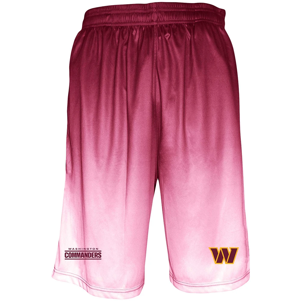 Short Délavé Washington Commanders Big & Tall Homme Bordeaux