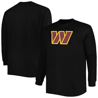 Washington Commanders Big & Tall Waffle-Knit Thermal Long Sleeve T-Shirt - Burgundy