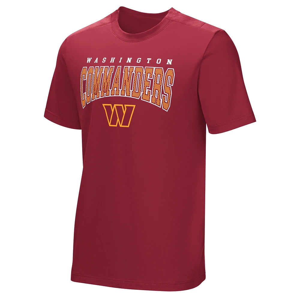 Men's  Burgundy Washington Commanders Home Team Adaptive T-Shirt