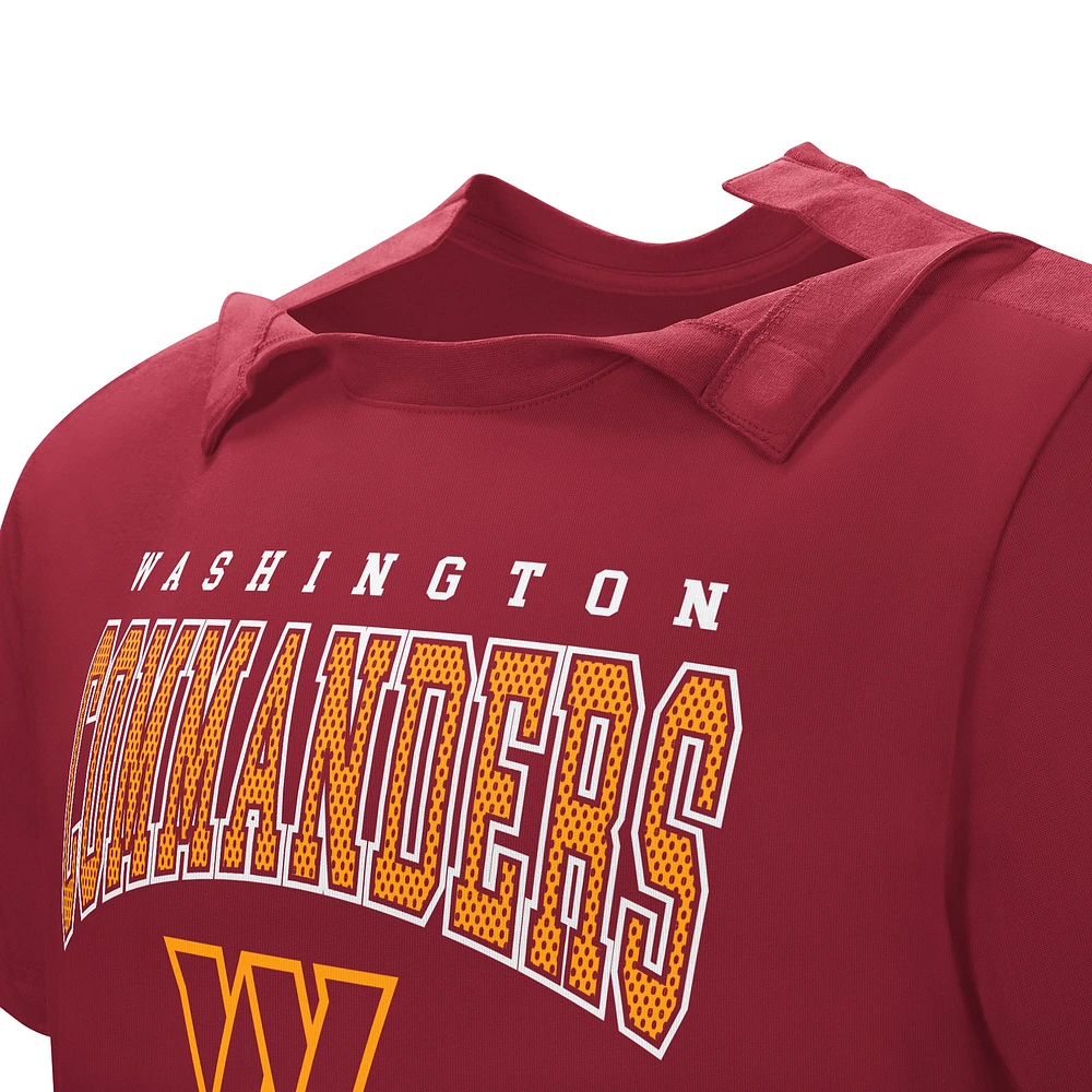 Men's  Burgundy Washington Commanders Home Team Adaptive T-Shirt