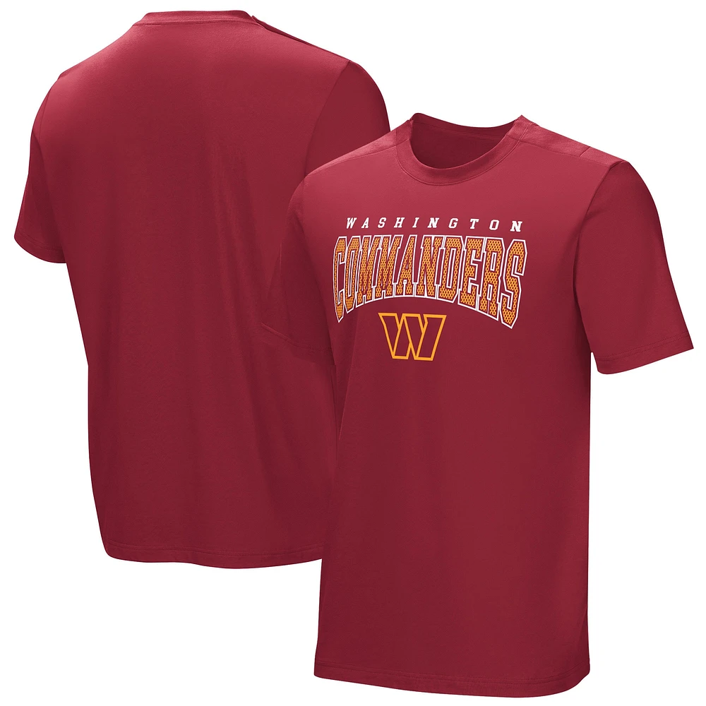 Men's  Burgundy Washington Commanders Home Team Adaptive T-Shirt