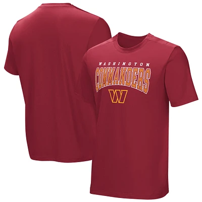 T-shirt adaptatif bordeaux pour hommes de l'équipe à domicile des Washington Commanders