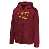 Men's Burgundy Washington Commanders Streak Fleece Pullover Hoodie