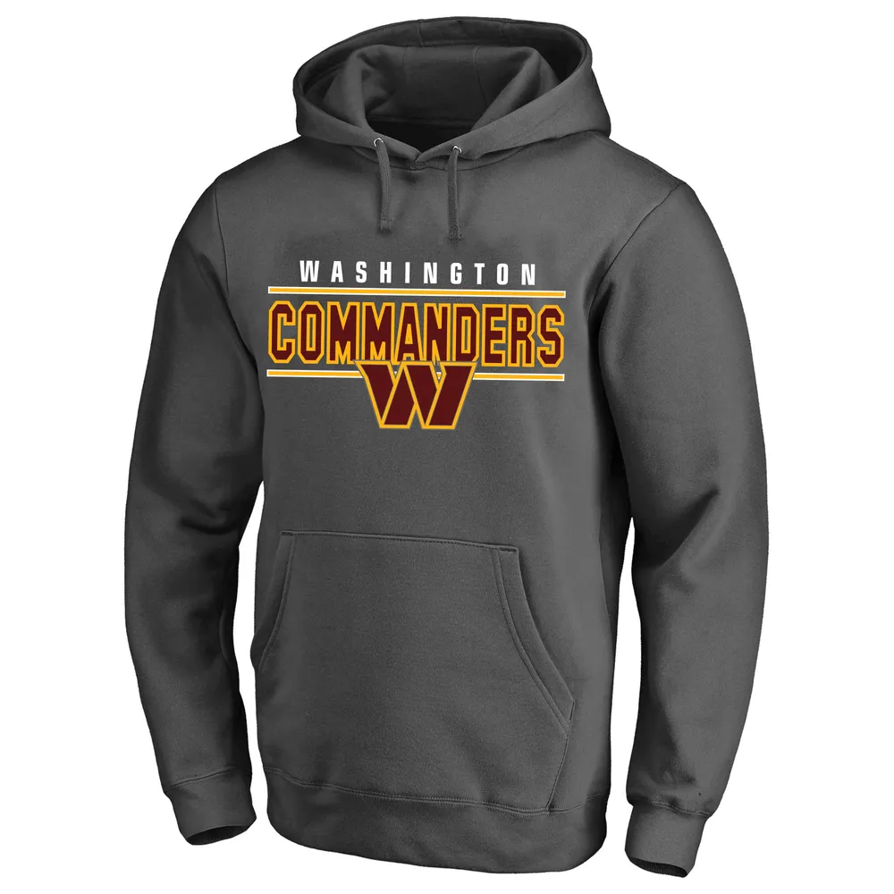 Washington Commanders Antigua Victory Pullover Hoodie - Black