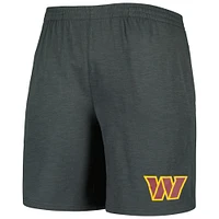 Men's Concepts Sport Charcoal/White Washington Commanders Downfield T-Shirt & Shorts Sleep Set