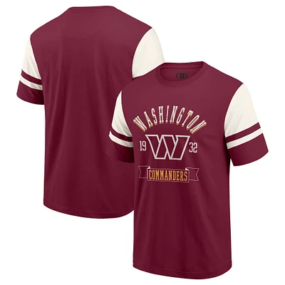 T-shirt de football pour homme Darius Rucker Collection by Fanatics Bordeaux Washington Commanders