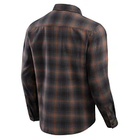 Men's Darius Rucker Collection by Fanatics Tan Washington Commanders Classic Flannel Long Sleeve Button-Up Shirt