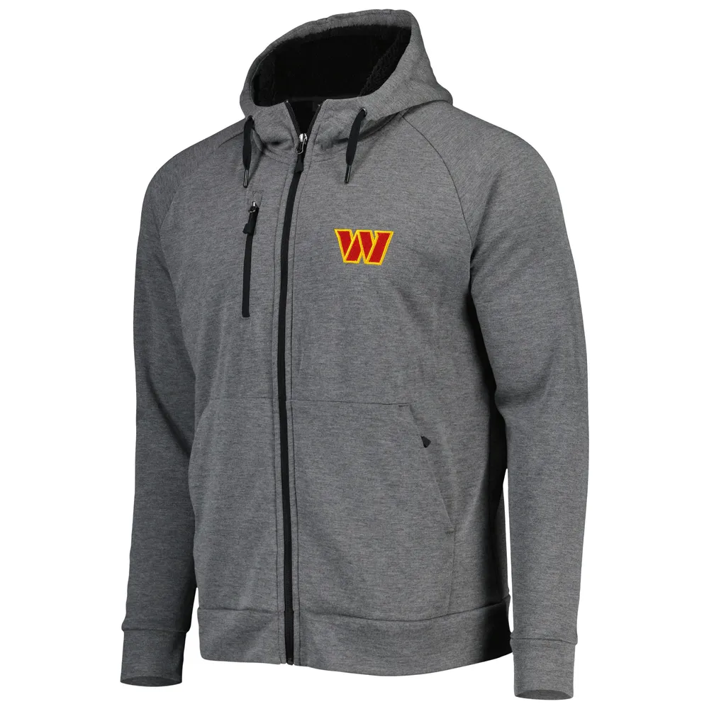 Lids Washington Commanders Dunbrooke Shag Sherpa Raglan Tri-Blend Full-Zip  Hoodie - Black