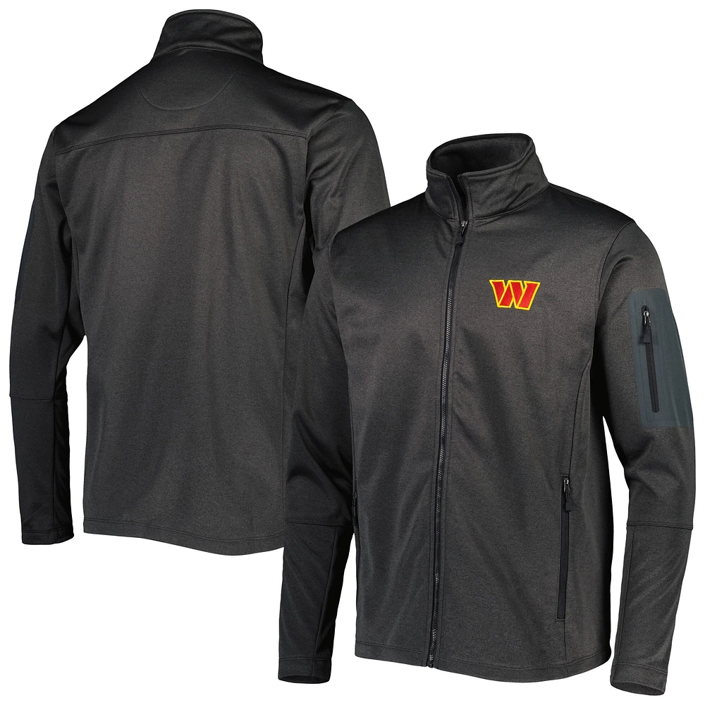 Veste Dunbrooke Heather Black Washington Commanders Freestyle Tech Fleece Full-Zip pour homme