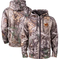 Men's Dunbrooke Realtree Camo Washington Commanders Trophy Tech Fleece Full-Zip Hoodie Jacket